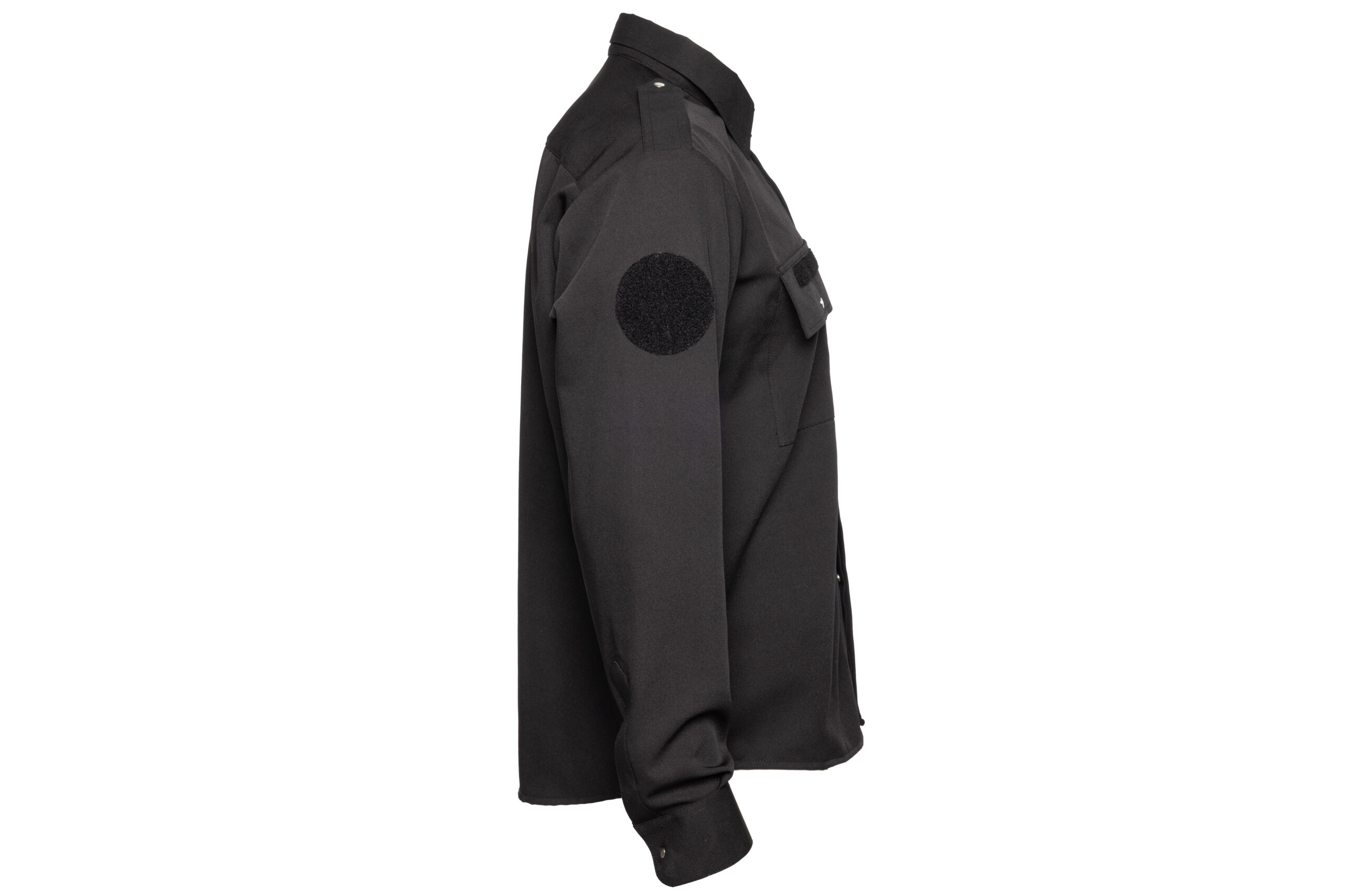 Camicia da uniforme manica lunga nera