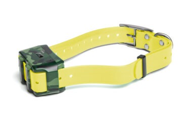 Tracker GPS pour chiens et chiens de chasse 4G GPS IK 122T avec collier - Lemon