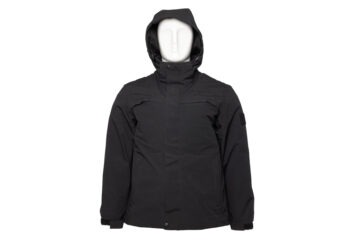 Veste anti-perforations A+ avec capuche Higharmor légère et fiable, en noir