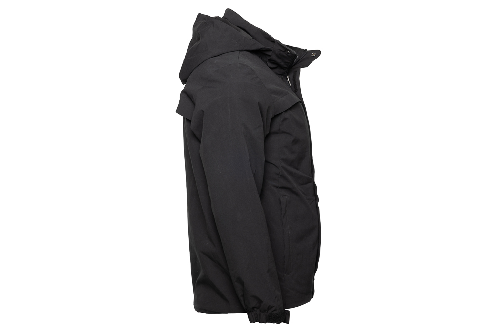 Veste anti-perforations A+ avec capuche Higharmor légère et fiable, en noir