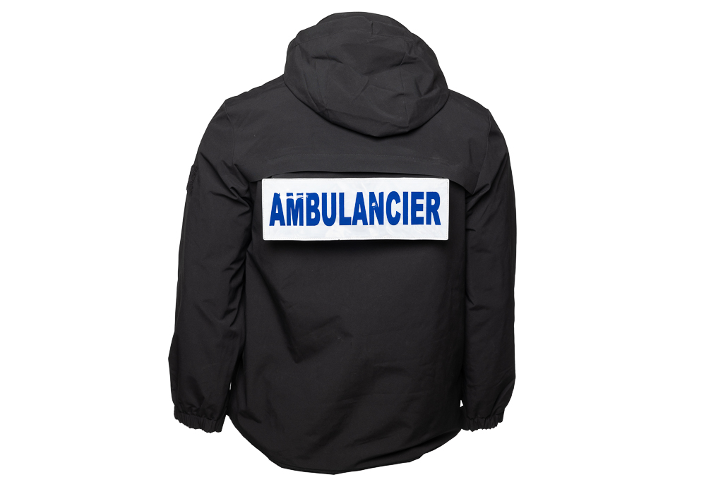 Veste anti-perforations A+ avec capuche Higharmor légère et fiable, en noir