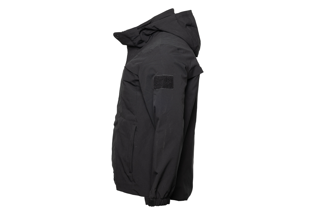 Veste anti-perforations A+ avec capuche Higharmor légère et fiable, en noir