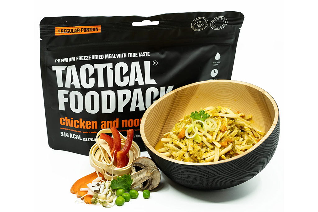 Plat principal Tactical FOODPACK Nouilles avec sauce au lait de coco et au poulet