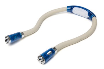 Flexible LED-Leselampe / Nacken Lampe - blau