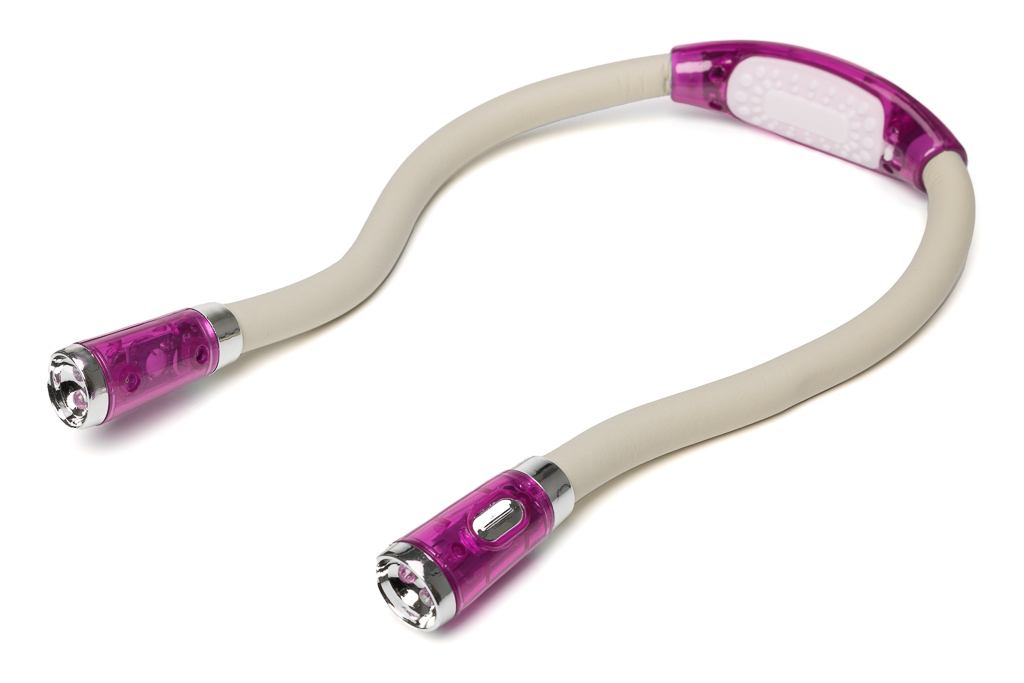 Flexible LED-Leselampe / Nacken Lampe - purpur
