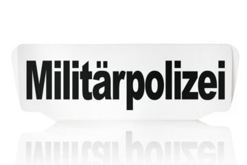 Militärpolizei Kunststoff-Schild