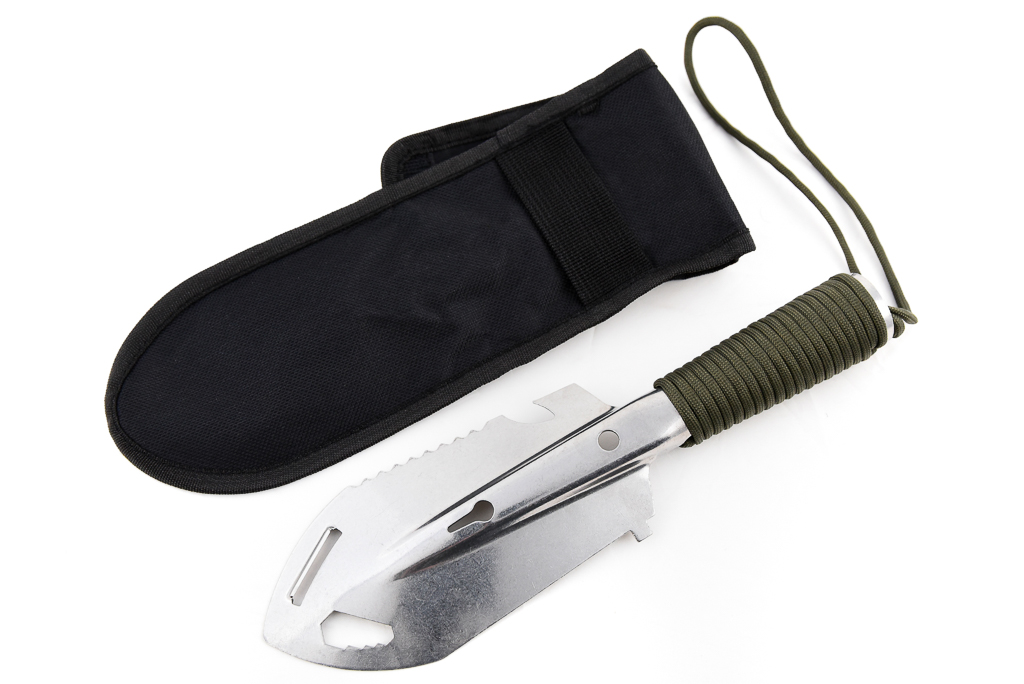 Petite pelle multifonctions pratique - Argenté / noir