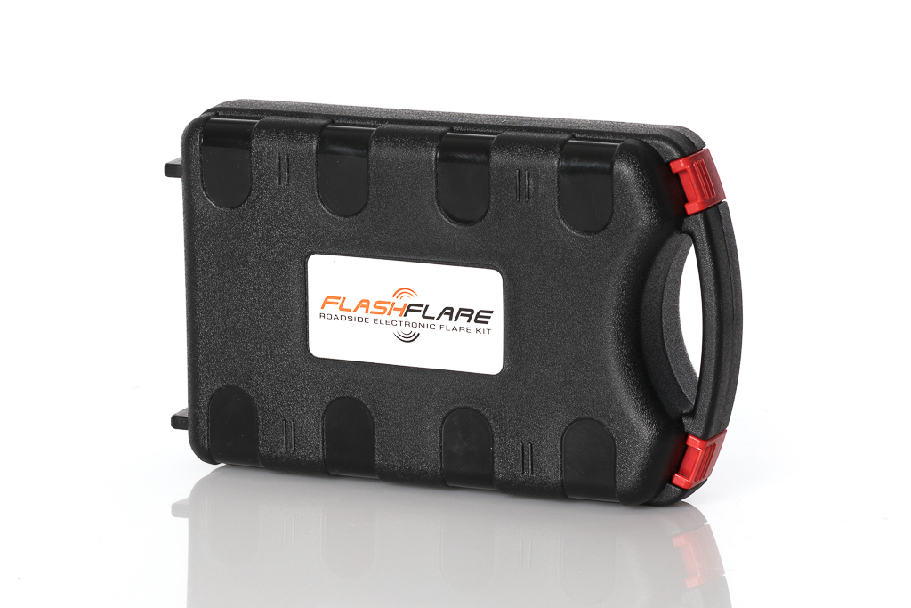 Road Flares blau mit Sockel und Hardschalenbox WL-A26-002