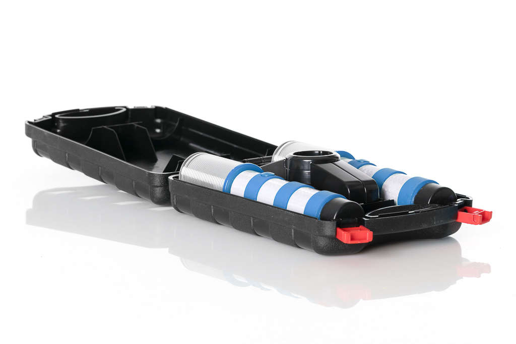 Road Flares blau mit Sockel und Hardschalenbox WL-A26-002