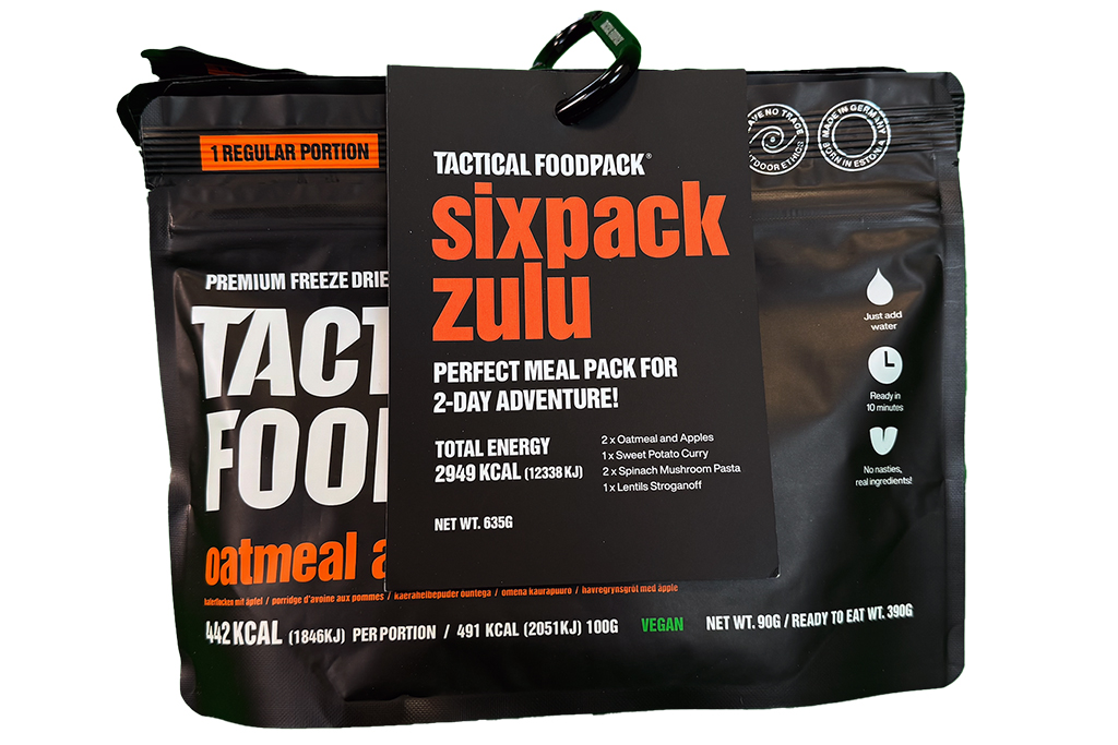 Tactical Foodpack - Sixpack Zulu (6 repas)