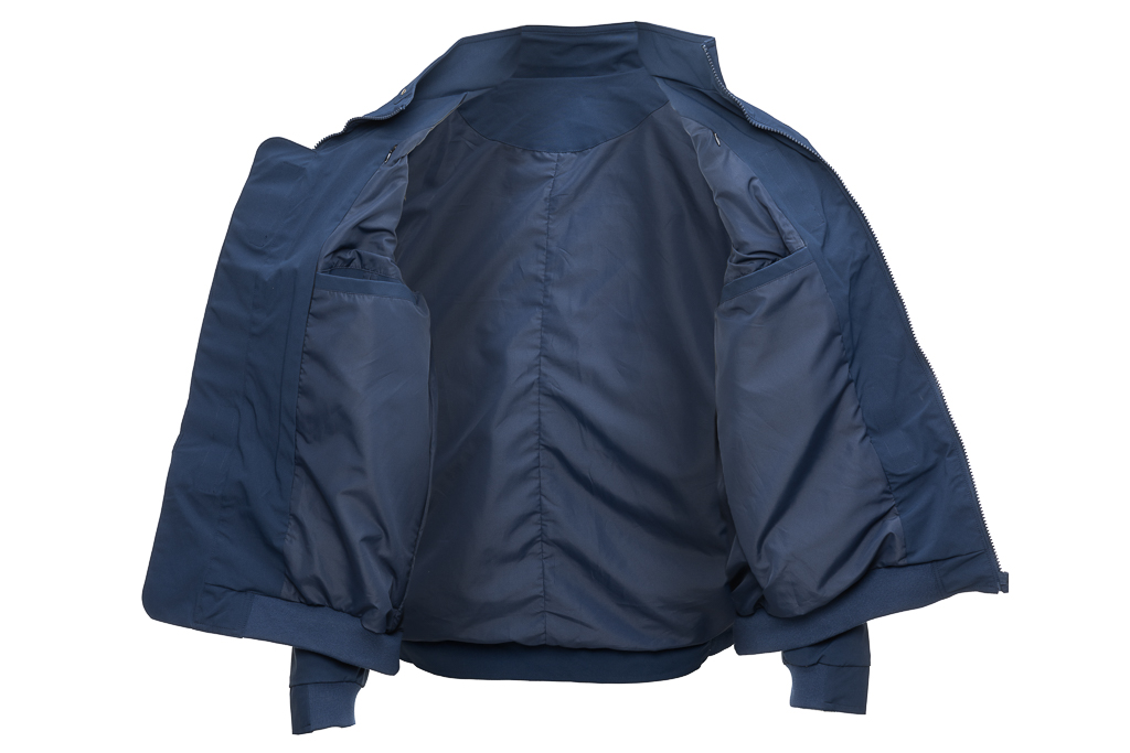 Veste tendance résistante antilacérations et perforation de « Armadillo », bleu foncé