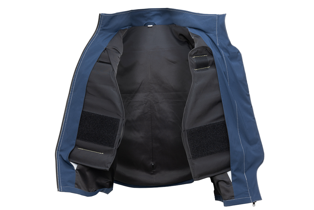 Gilet tendance résistant antilacérations et perforation de « Armadillo », bleu foncé