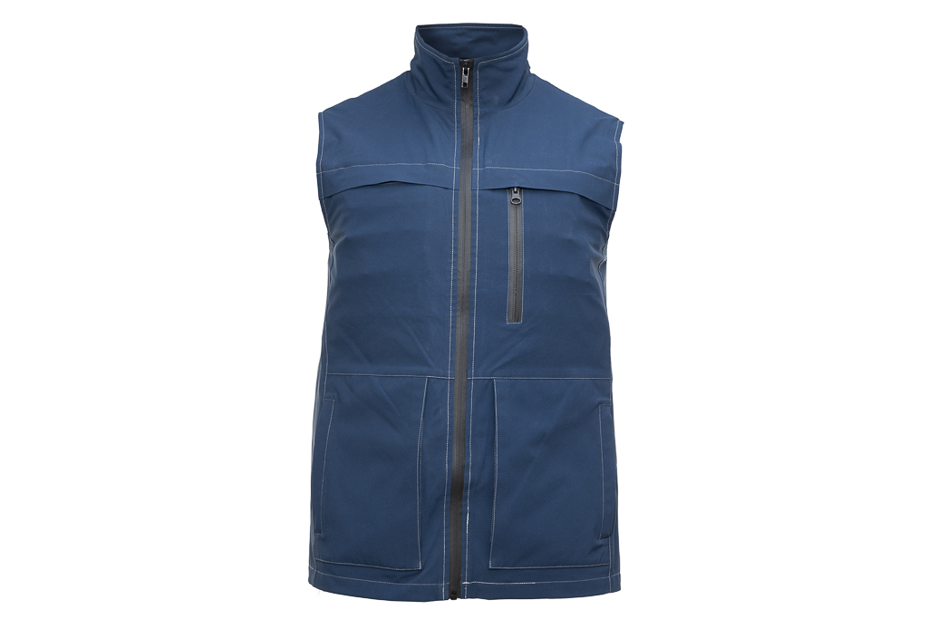 Gilet tendance résistant antilacérations et perforation de « Armadillo », bleu foncé