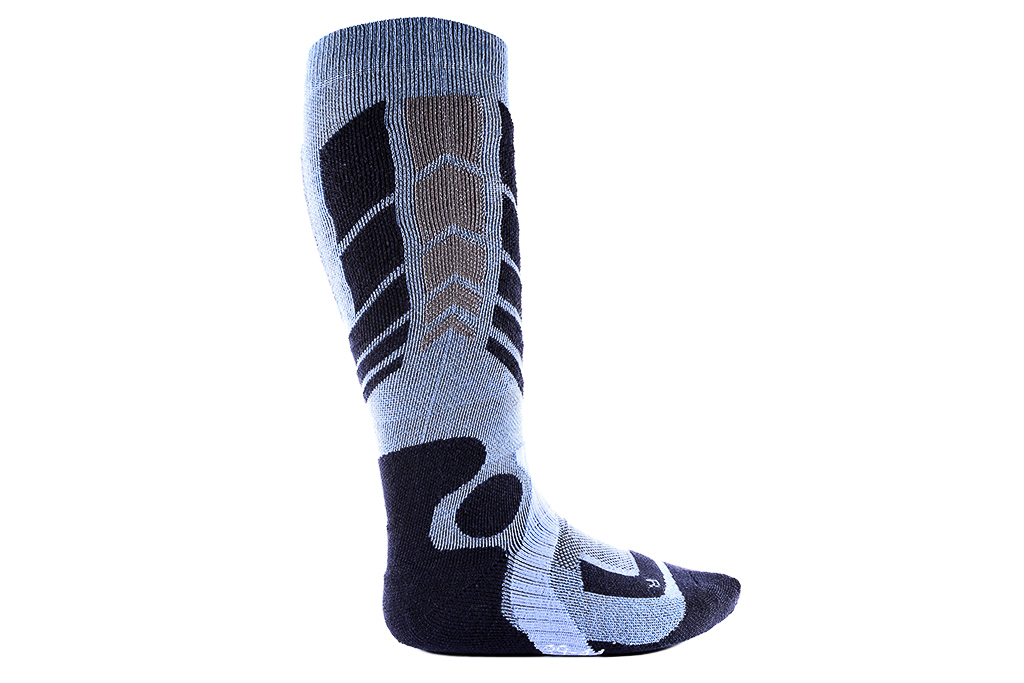 Winter socks / Ski socks - blue / black