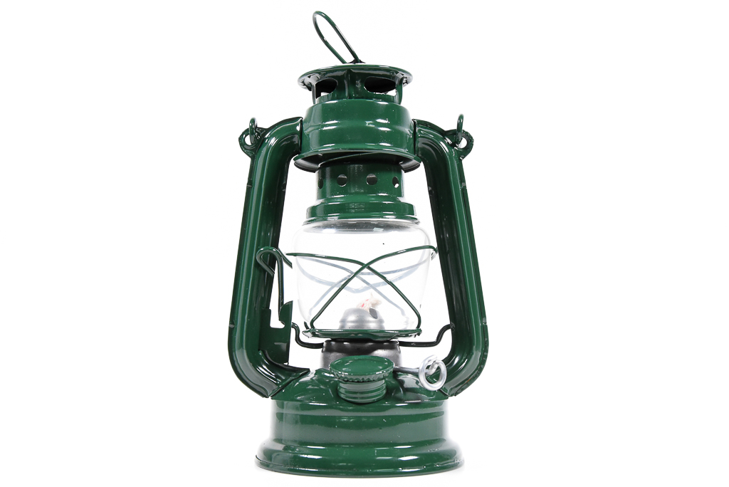 Petroleum Sturmlaterne Klein grün 