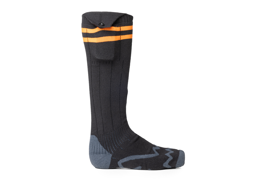 Beheizbare Quick-Dry Winter-Socken mit Li-Ionen-Akkus 2x 3.7V